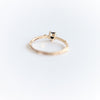 Acacia | 4 mm Heart Black Onyx Twig Engagement Ring - Emi Conner Jewelry 