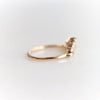 Victoria Crown No.3 | 14K + 0.4 CT. Diamond Crown Contour Band - Emi Conner Jewelry 