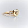 Leo Ring | 14K Leo Ring With White Sapphire - Emi Conner Jewelry 