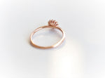 Annabelle | GIA CERTIFIED 0.2 ct. Diamond 14k Gold Halo Ring - Emi Conner Jewelry 