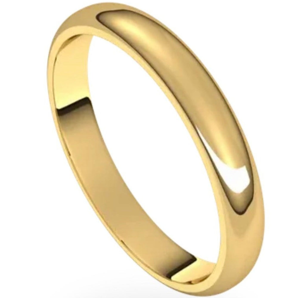 3 mm Half Round Wedding Band - Emi Conner Jewelry 