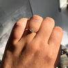 Trinity | 14K Trillion Moissanite Solitaire Ring - Emi Conner Jewelry 