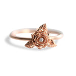ROSE Ring | 14K Rose Ring WITHOUT the Rose Bud