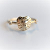 Leo Ring | 14K Leo Ring With White Sapphire - Emi Conner Jewelry 