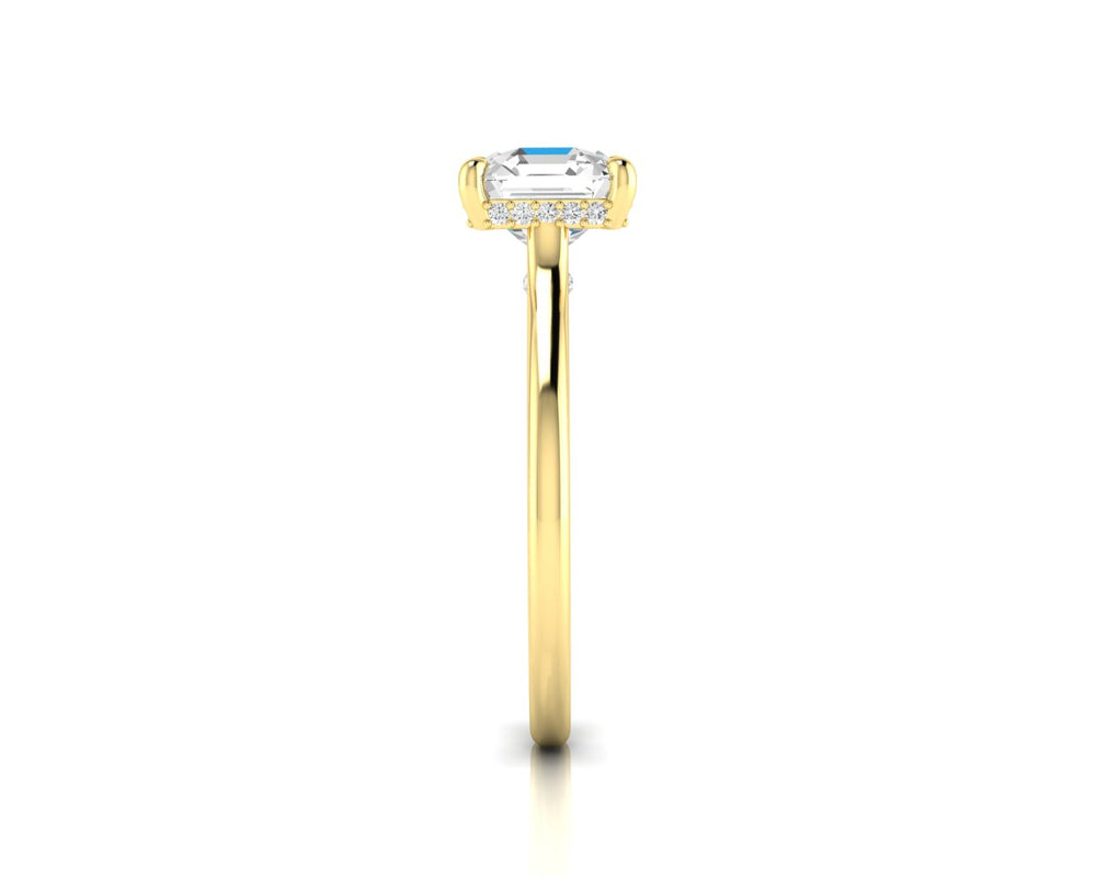WYN Hidden Halo | Pear Solitaire Ring