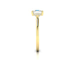 WYN Hidden Halo | Pear Solitaire Ring