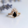 Ophelia XL Crown | 14K Gold & Diamond Baguette Contour Band - Emi Conner Jewelry 