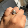 Trinity | 14K Trillion Moissanite Solitaire Ring - Emi Conner Jewelry 
