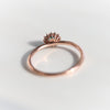 Annabell | 14K Australian Opal & Diamond Petite Halo Ring - Emi Conner Jewelry 