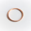 1.3 mm Twisted Rope Wedding Band - Emi Conner Jewelry 