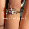 Cara Band No. 2 | 14K Gold & Diamond Contour Band - Emi Conner Jewelry 