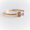 Stella | 14K Emerald Cut Birthstone & Diamond Hidden Star Ring - Emi Conner Jewelry 