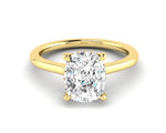 WYN Hidden Halo | Cushion (Elongated) Solitaire Ring