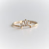 Empress Crown No.3 | 14K & Diamond Contour Band - Emi Conner Jewelry 