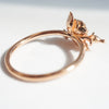 ROSE Ring | 14K Rose With A Rose Bud Ring - Emi Conner Jewelry 