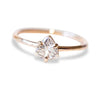 Trinity | 14K Trillion Moissanite Solitaire Ring - Emi Conner Jewelry 