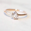 Trinity | 14K Trillion Moissanite Solitaire Ring - Emi Conner Jewelry 