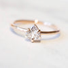 Trinity | 14K Trillion Diamond Solitaire Ring - Emi Conner Jewelry 