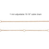 Olivia | 14K Rose Quartz & Diamond Crown Pendant Necklace - Emi Conner Jewelry 