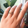 ROSE Ring | 14K Rose With A Rose Bud Ring - Emi Conner Jewelry 