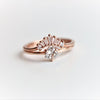 Trinity | 14K Trillion Moissanite Solitaire Ring - Emi Conner Jewelry 