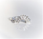 Victoria Crown No.1 | 14K & Lab Grown Diamond Contour Band - Emi Conner Jewelry 