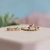 Rosette | 14K Rose Arch and Diamond Ring - Emi Conner Jewelry 
