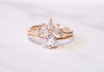 Trinity | 14K Trillion Diamond Solitaire Ring - Emi Conner Jewelry 