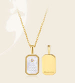 Stella | Zodiac Amulet Mother Of Pearl Necklace
