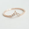 Sophie Crown No.1 l 14K Dainty Contour Band - Emi Conner Jewelry 