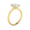 WYN Hidden Halo | Emerald Cut Solitaire Ring
