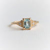 Carrie | Emerald Cut Aquamarine