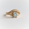 Carrie | Emerald Cut Aquamarine