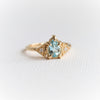 Carrie | Pear Cut Aquamarine