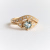 Carrie | Round Cut Aquamarine