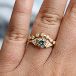 Carrie | Round Cut Aquamarine