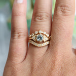 Carrie | Round Cut Aquamarine