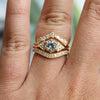 Carrie | Round Cut Aquamarine