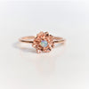 Peony No.2 | 14K Australian Opal Peony Ring - Emi Conner Jewelry 