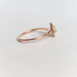 Peony No.2 | 14K Australian Opal Peony Ring - Emi Conner Jewelry 