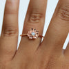 Peony No.2 | 14K Australian Opal Peony Ring - Emi Conner Jewelry 