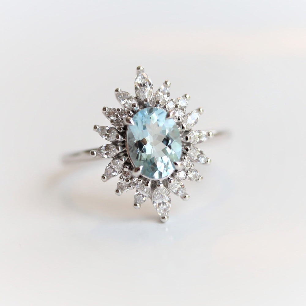 READY TO SHIP | Lana 14K Oval Aquamarine