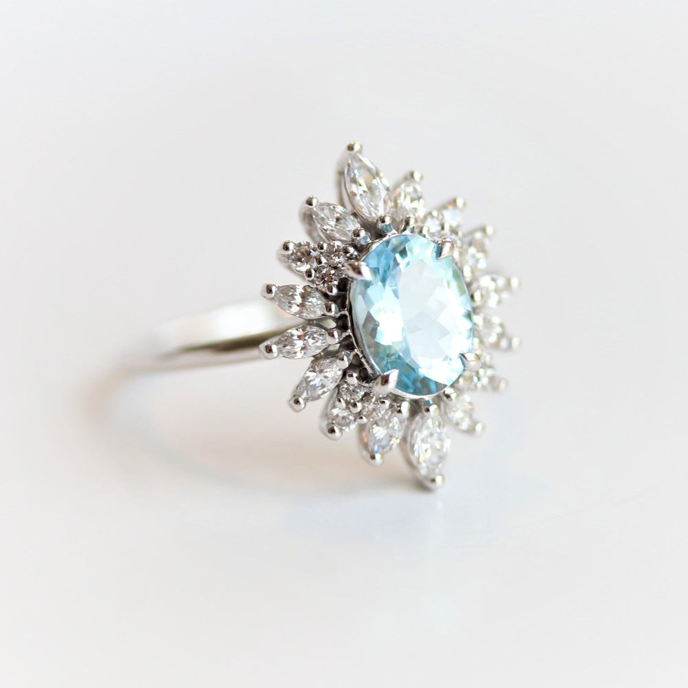 READY TO SHIP | Lana 14K Oval Aquamarine