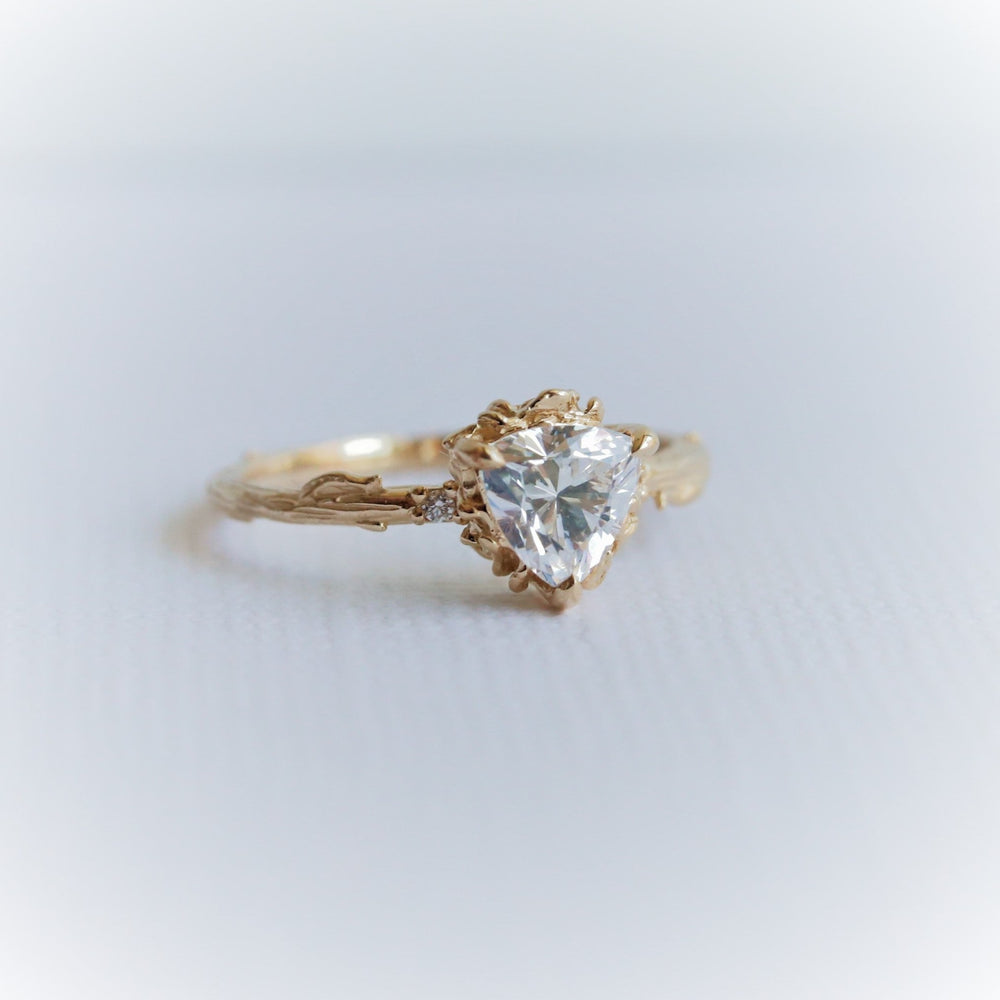 Peony | Trillion Cut Solitaire Engagement Ring