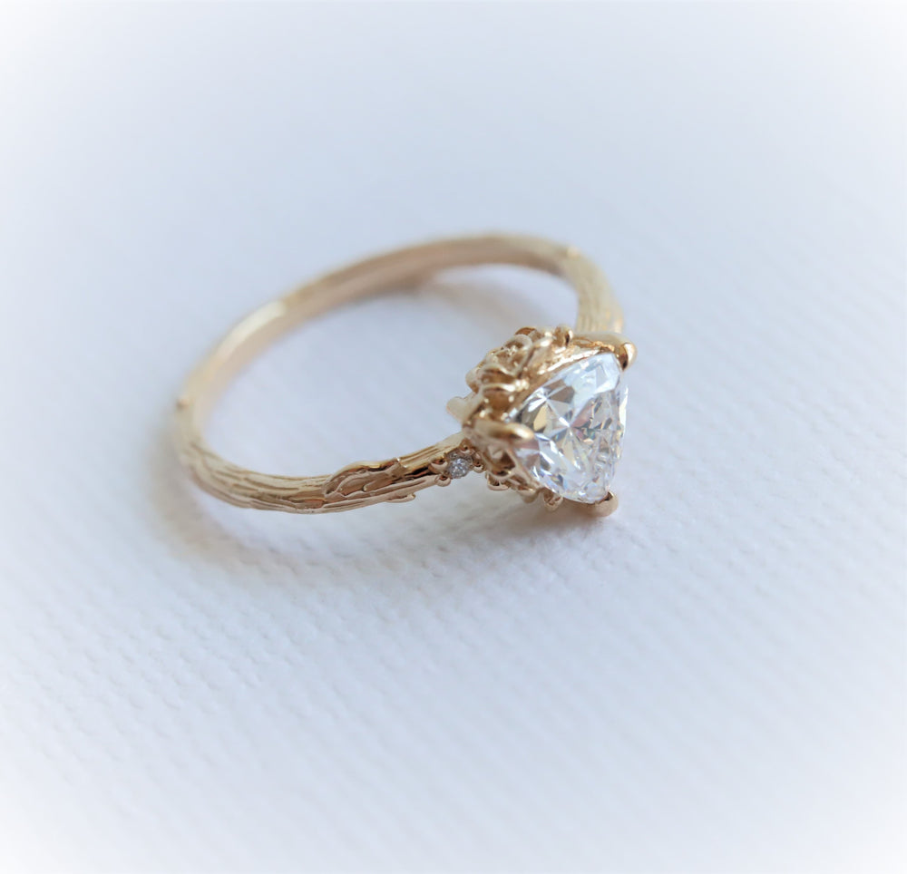 Peony | Trillion Cut Solitaire Engagement Ring