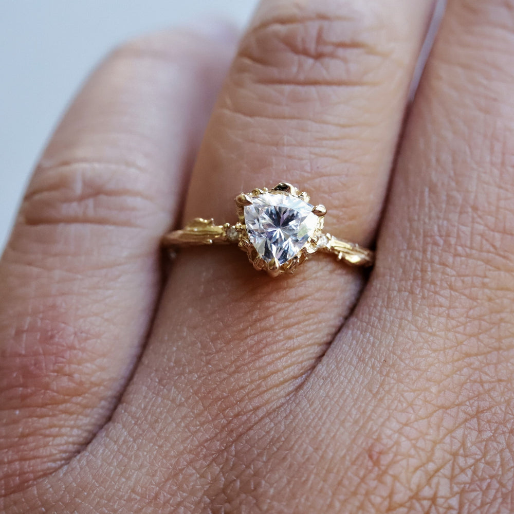 Peony | Trillion Cut Solitaire Engagement Ring