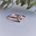 Peony | Trillion Cut Solitaire Engagement Ring