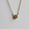 ROSE Necklace No.3 | 14K Rose With Diamond Necklace