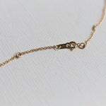 ROSE Necklace No.3 | 14K Rose With Diamond Necklace