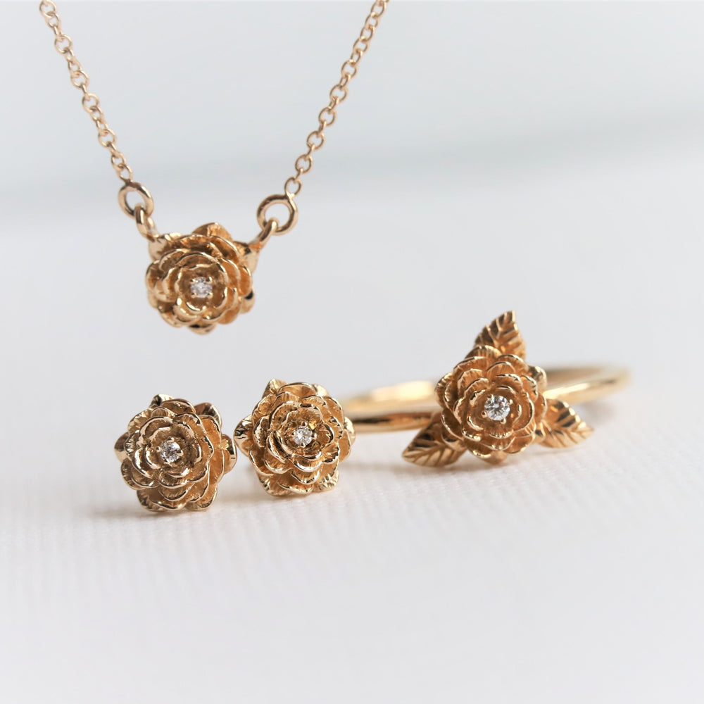 ROSE Ring | 14K Rose Ring WITHOUT the Rose Bud